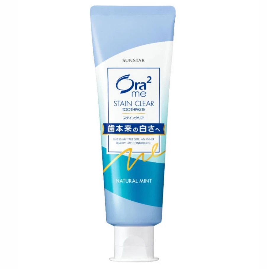 Me Stain Clear Mild Natural Mint Toothpaste จาก Ora2 (ปริมาณ 140g ราคา 130 บาท)